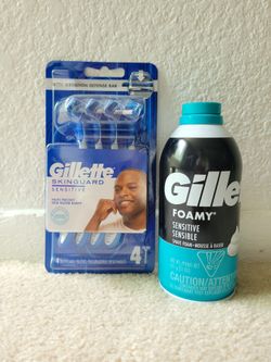 Gillette Razors + Shave Foam • $7 for both