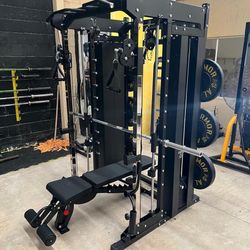 Smith Machine Squat Rack Leg Press Bench Press Machine For Your Weights for Sale in Chula Vista CA OfferUp