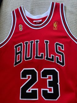 Michael Jordan Chicago Bulls 1996-97 Red Authentic NBA FINALS 96/97 Jersey