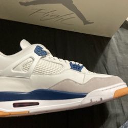 Retro Jordan 4 / Nike SB Navy Blue Collab