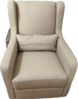 Swivel Rocking Chair with storage ottoman