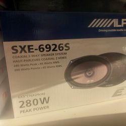 ALPINE 6x9 DOOR SPEAKERS