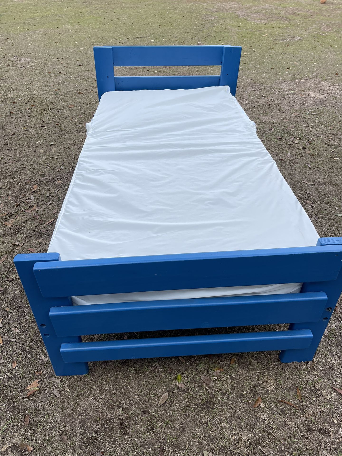 Twin Size Bed With Mattress (in A Protector ) 
