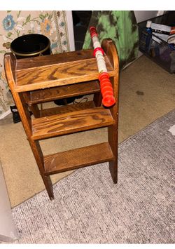 Wooden staircase