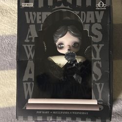 SkullPanda- Popmart X Wednesday Collab