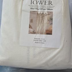 Boho Macrame Curtains Never Used