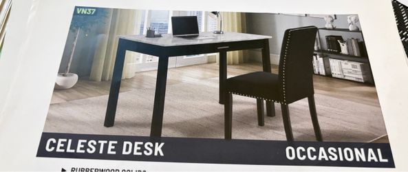 Desk with chair
