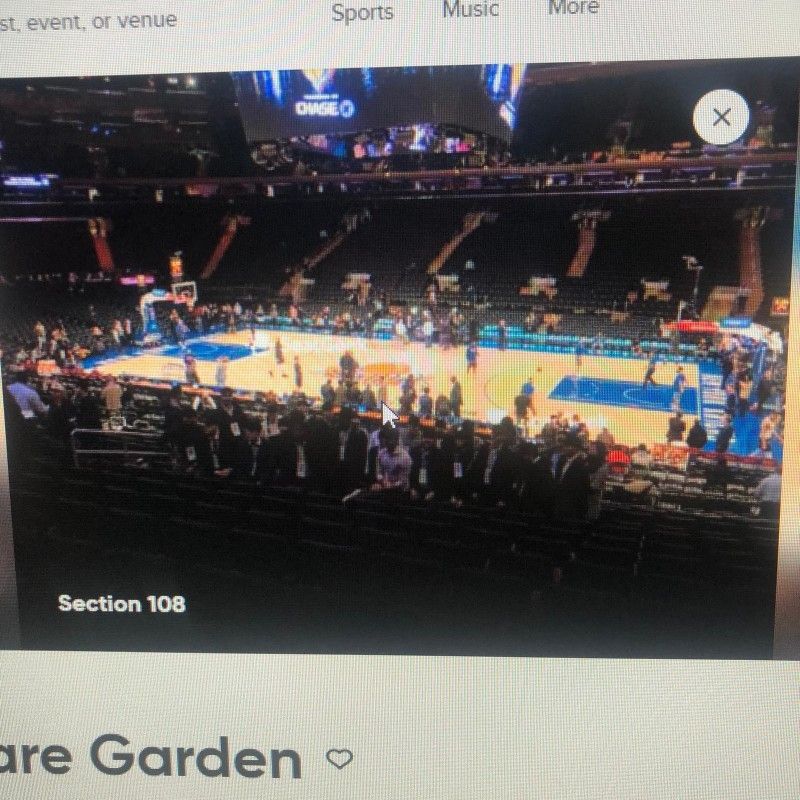 4 Knicks Tickets 3/4/2021