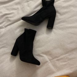 Black Suede Boots