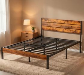 Brand New Queen Size Metal Bed Frame with Headboard – $150