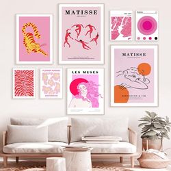Pink Matisse Les Muses Map Flower Market