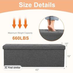 Storage Ottoman Bench