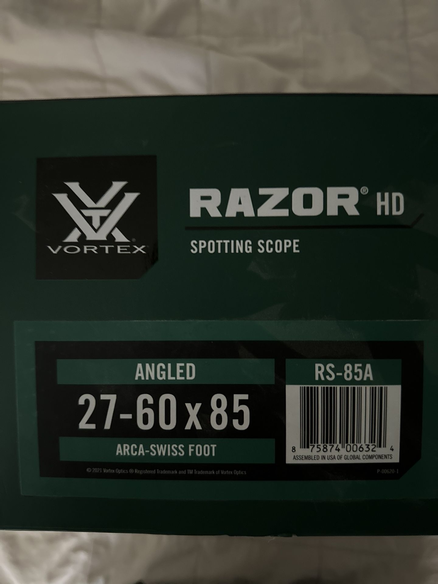 Vortex Razor HD Angled 27-60x85