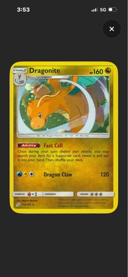 Dragonite cosmo holo promo card