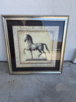 Statuesque Horse by Sid Dickens framed print