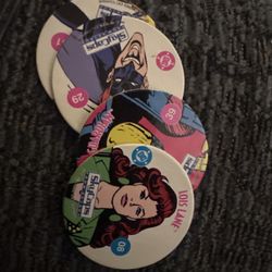 SkyCaps DC Comics Pogs