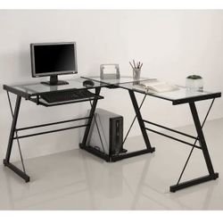 New In Box Walker Edison D51Z29 Black Corner Computer Desk (retail $240) 19.69"D x 51.18"W x 29"H