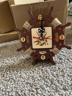 Beautiful Statue Of Liberty Custom Engraved Handmade Clock