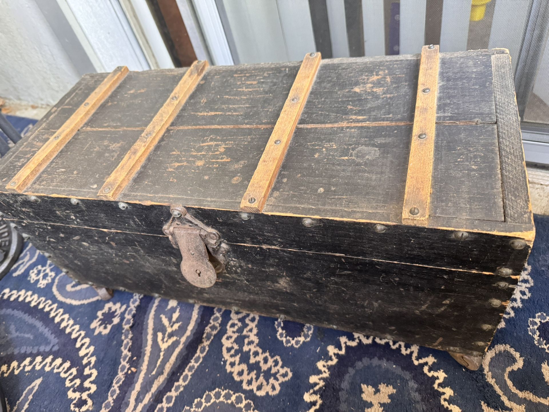 Vintage Wooden Trunk