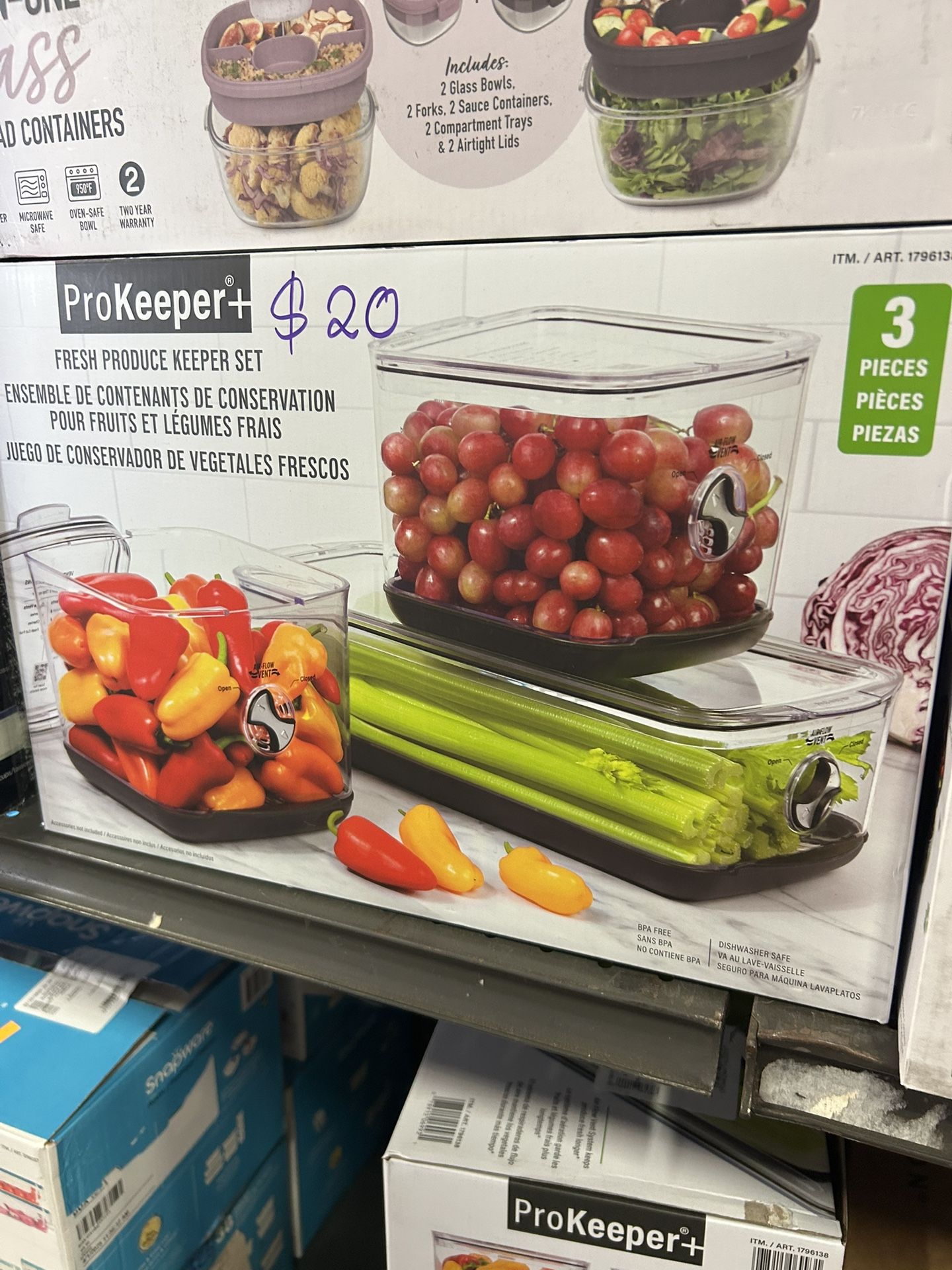 ProKeeper fresh produce keeper set