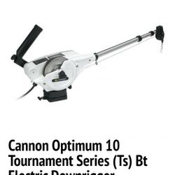 Cannon Optimum 10 Tournament Series (Ts) Bt Electric Downrigger

