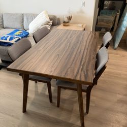 Dining Room Table With 4 Chairs