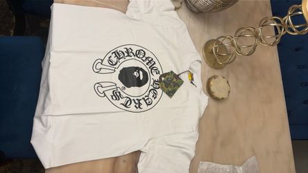 Bape x  chrome large white