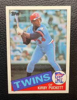 1985 Kirby Puckett Topps Rookie Card. HOF.