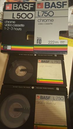 2 Beta tapes, not sure what's on them.