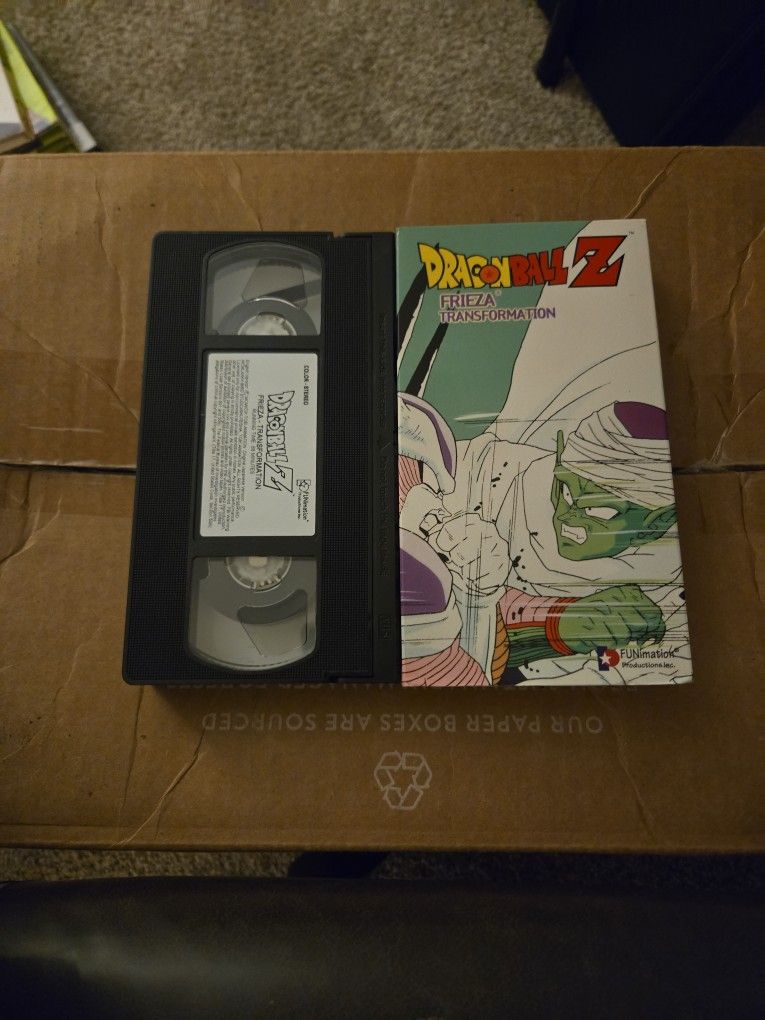 Dragon Ball Z VHS Tape "Frieza - Transformation"