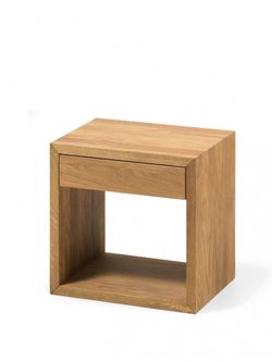 Woodek Design Floating Nightstand Hugo With Drawer Oak