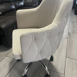 Tainoki Velvet Office Swivel Chair