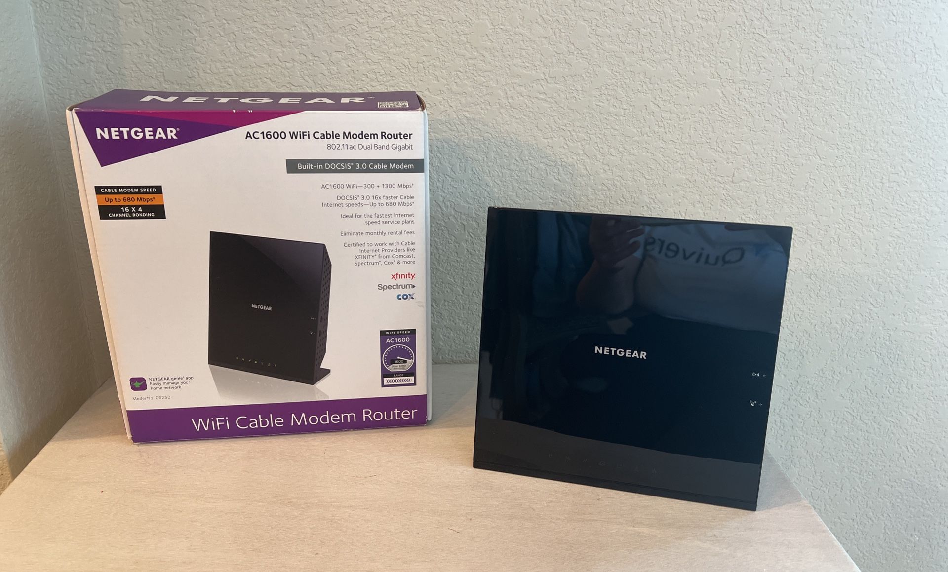 NETGEAR AC 1600 WiFi Cable Modem Router