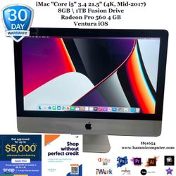 iMac "Core i5" 3.4 21.5" (4K, Mid-2017) 8GB, 1TB Fusion Drive "H91654"