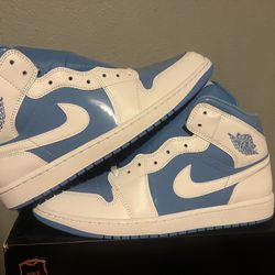 Air Jordan 1 Mid White/legend Blue