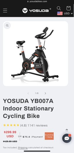 YOSUDA YB007A Indoor Stationary Cycling Bike for Sale in Riverside CA OfferUp