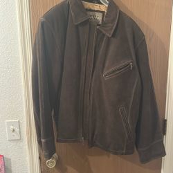 XL South Wind Brown Suede Jacket 