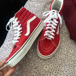 Red High Top Vans
