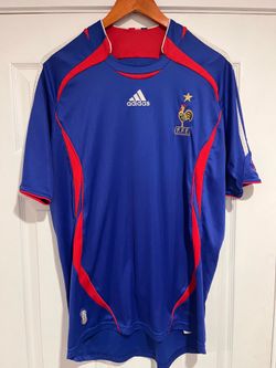 France soccer jersey futbol 2006 retro vintage kit large authentic