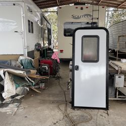 Rv Trailer Toy Hauler Entry Door