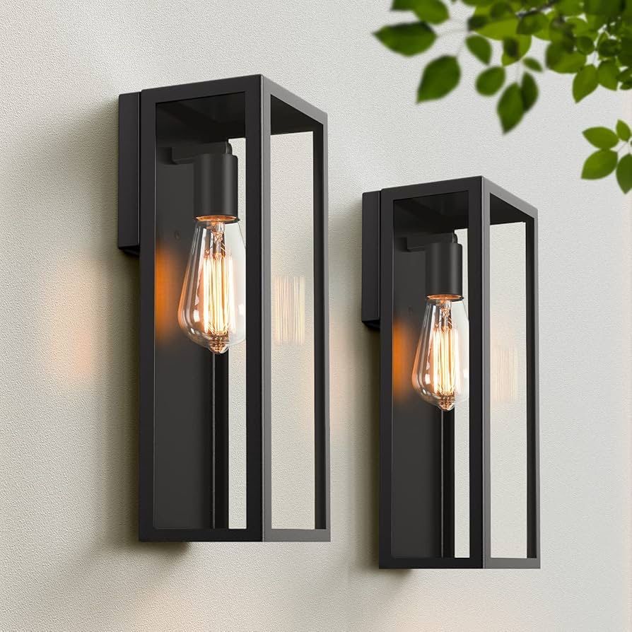 2-Pack Outdoor Wall Lanterns