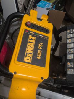 DeWalt pressure washer