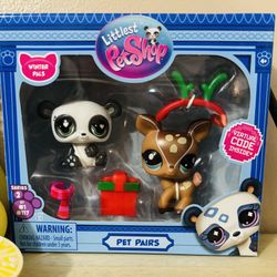 NEW Littlest Pet Shop Pet Pairs Panda & Deer