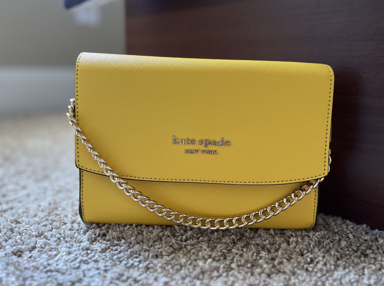Kate spade Yellow Crossover Purse Jewelry Accessories