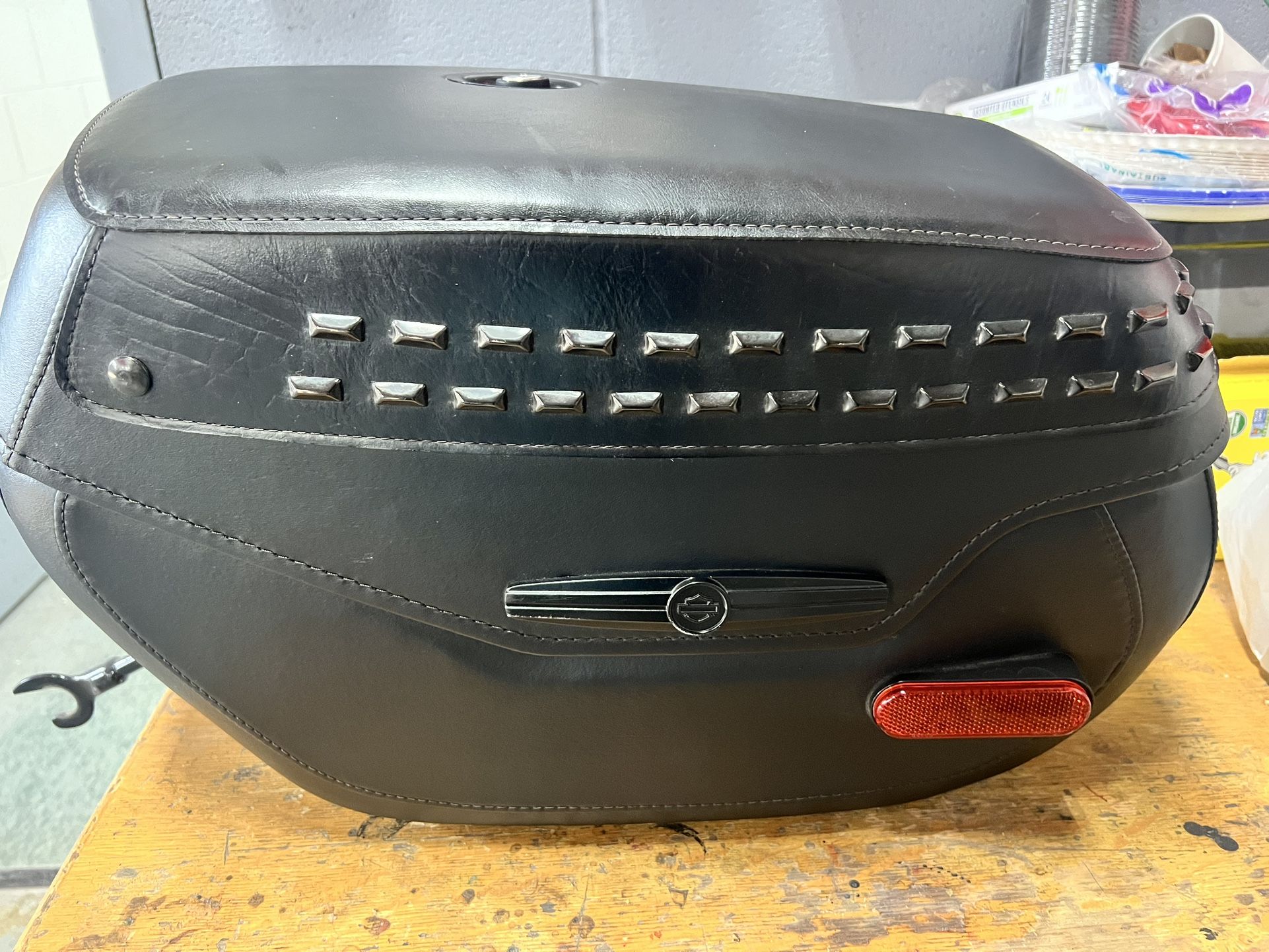 2018 Harley Davidson Right Side Leather Bag