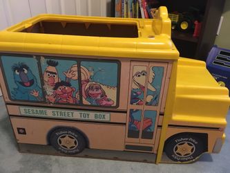 Sesame street best sale toy box
