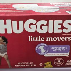 84 Count Huggies Diapers Size 6