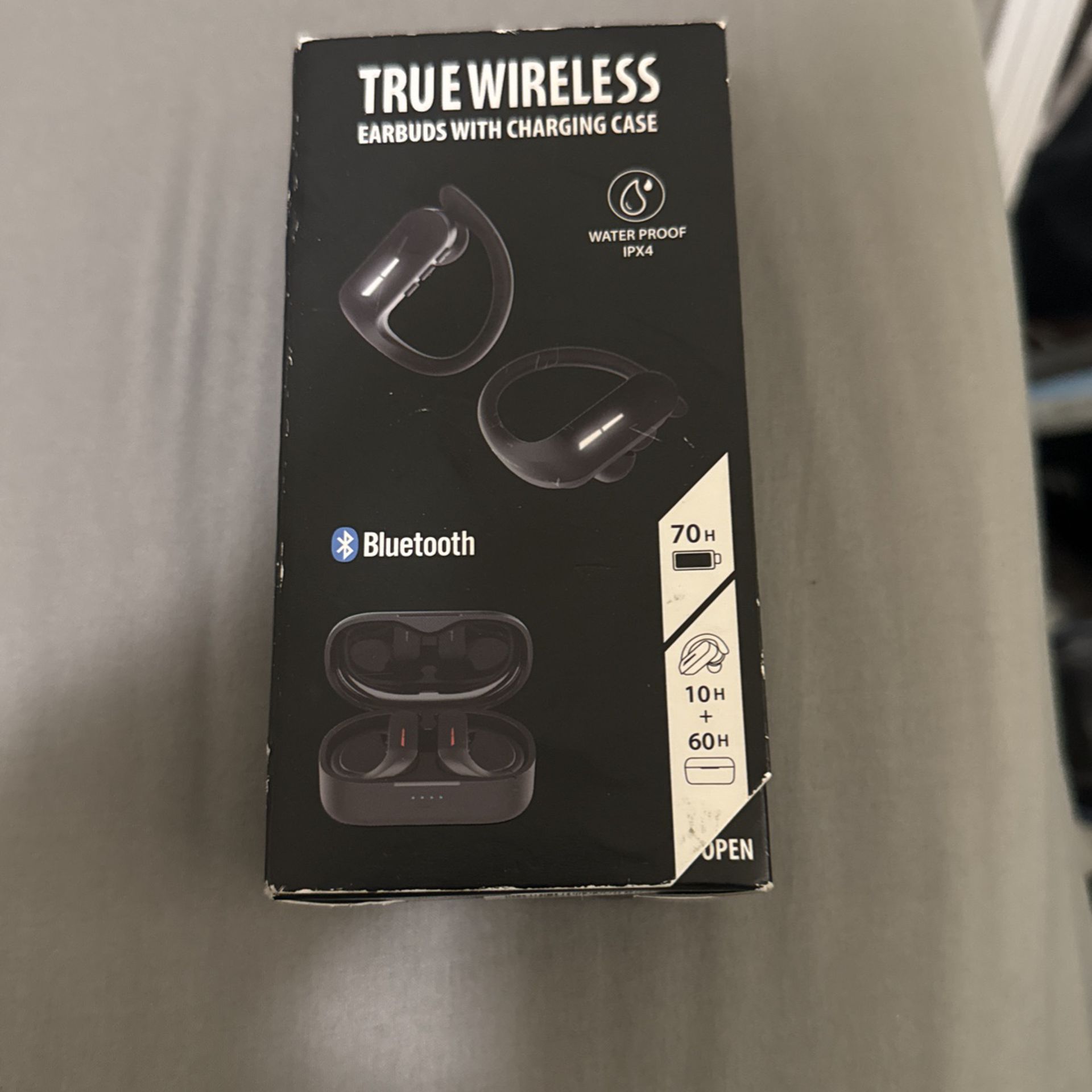 True Wireless Earbuds With Charging Case