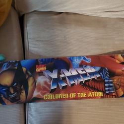 Original Vintage X-Men Children Of The Atom Arcade Marquee