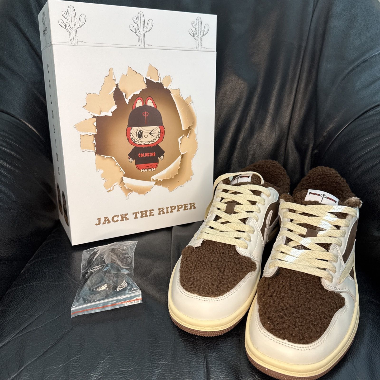 Travis Scott x Labubu Shoes by Cold Sins Limited Edition Collectible Sneakers